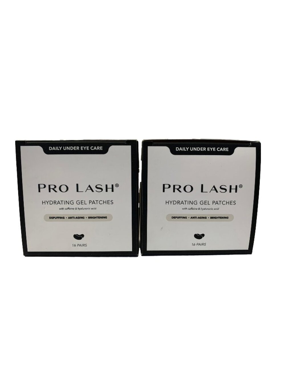 PRO LASH 2 Piece Hydrating Gel Eye Patches 16 Pairs Each